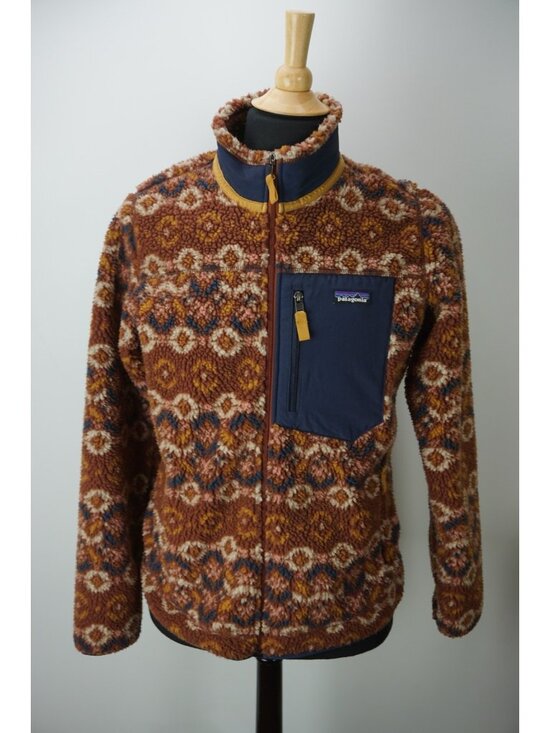 Patagonia Jackets & Blazers - Patagonia Womens Retro X High Pile Full Zip Up Coat Sweater Sz L